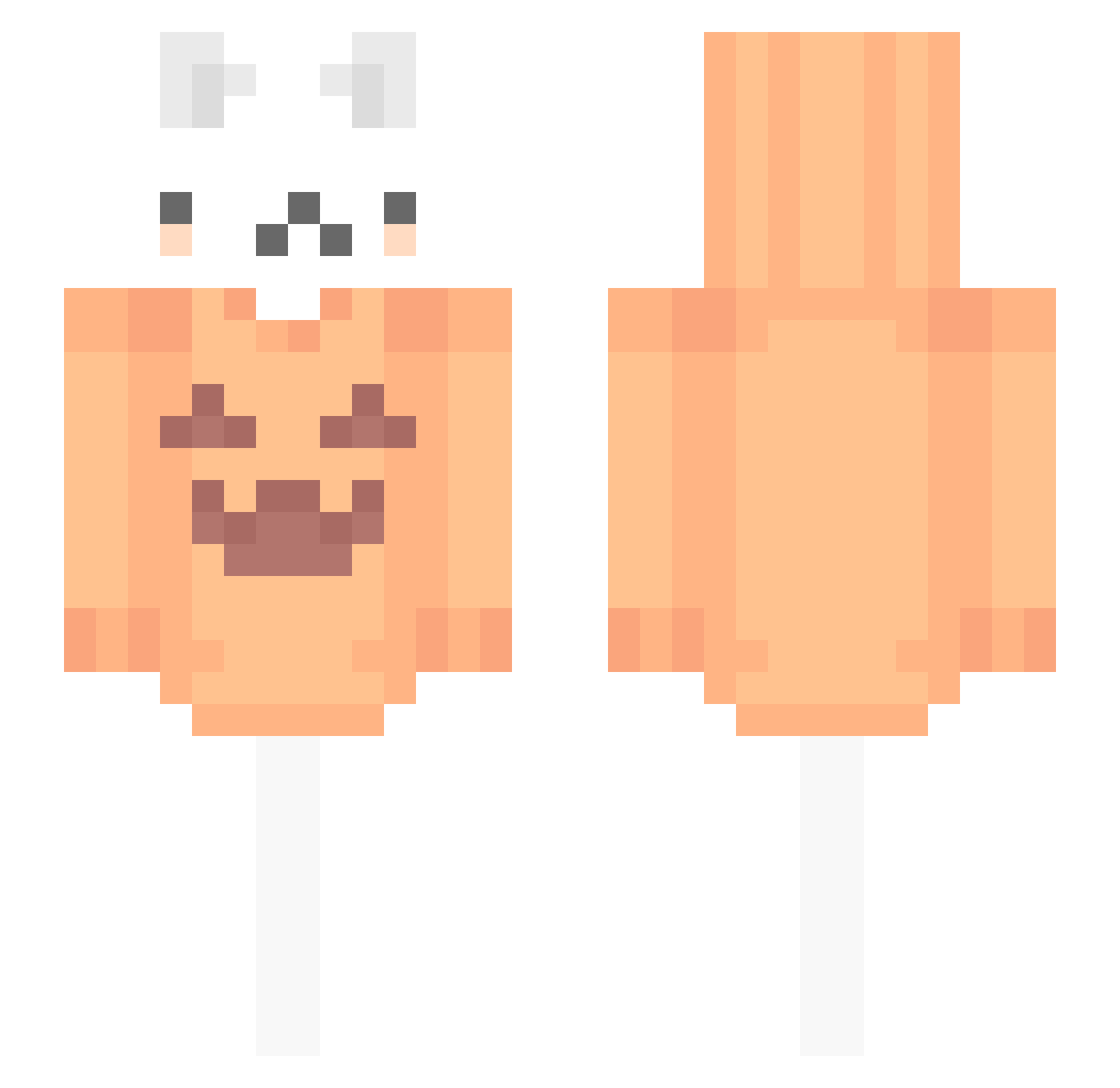 LordLothric Minecraft skin, front and back view