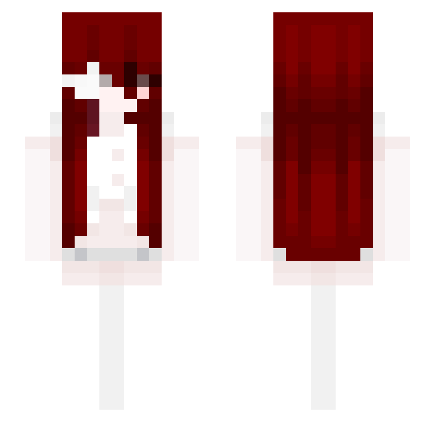 Zajaczek_09 Minecraft skin, front and back view