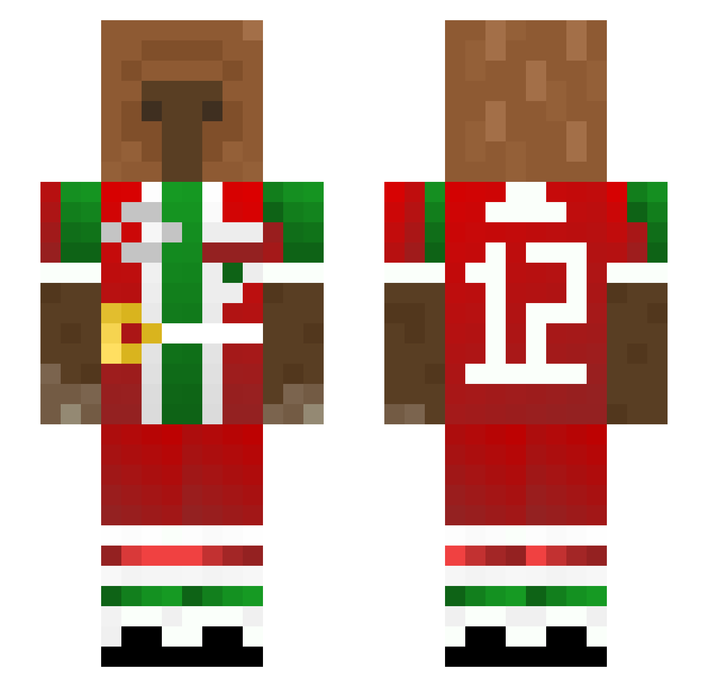 Curi_R3iDel4s Minecraft skin, front and back view