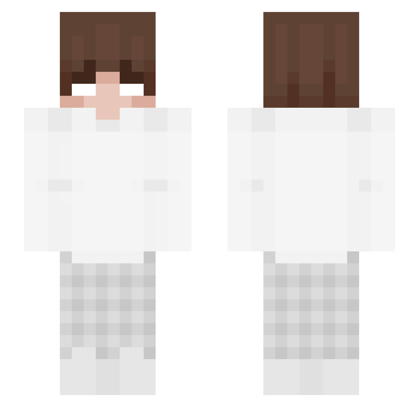 ImColdRn Minecraft skin, front and back view