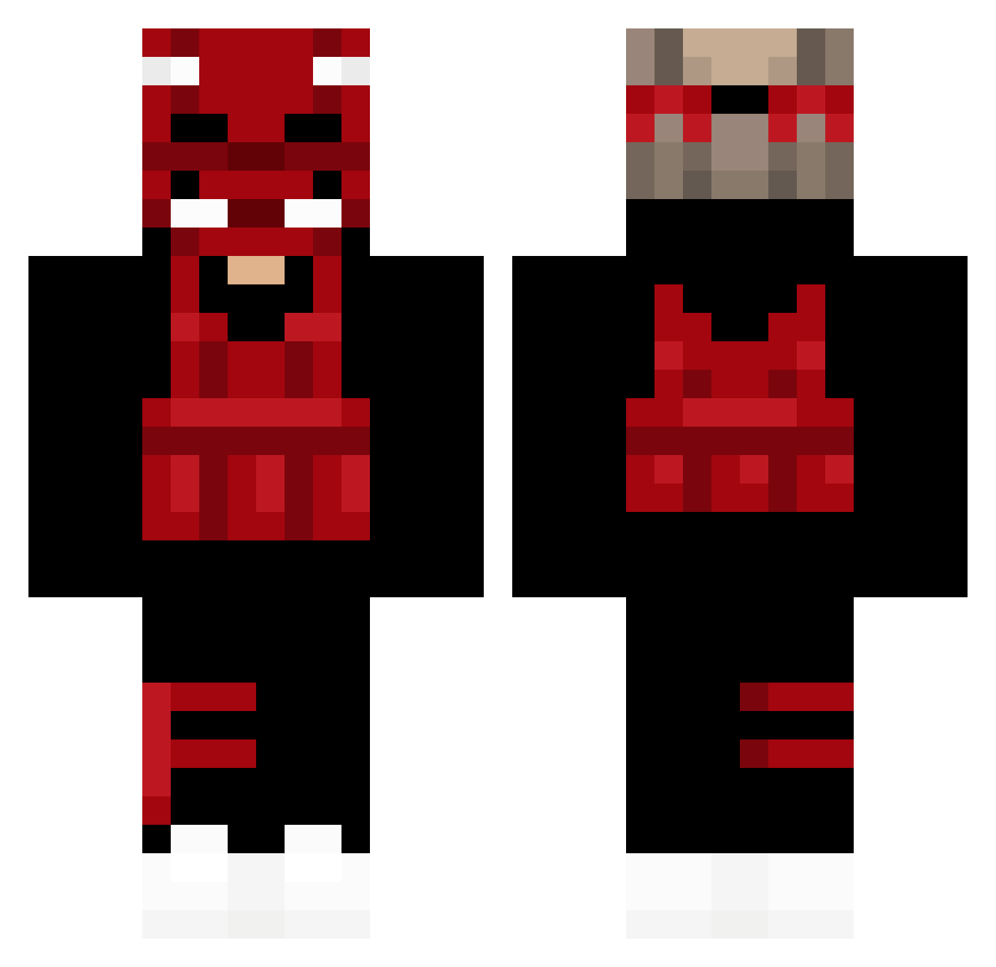 Nowicki_420 Minecraft skin, front and back view