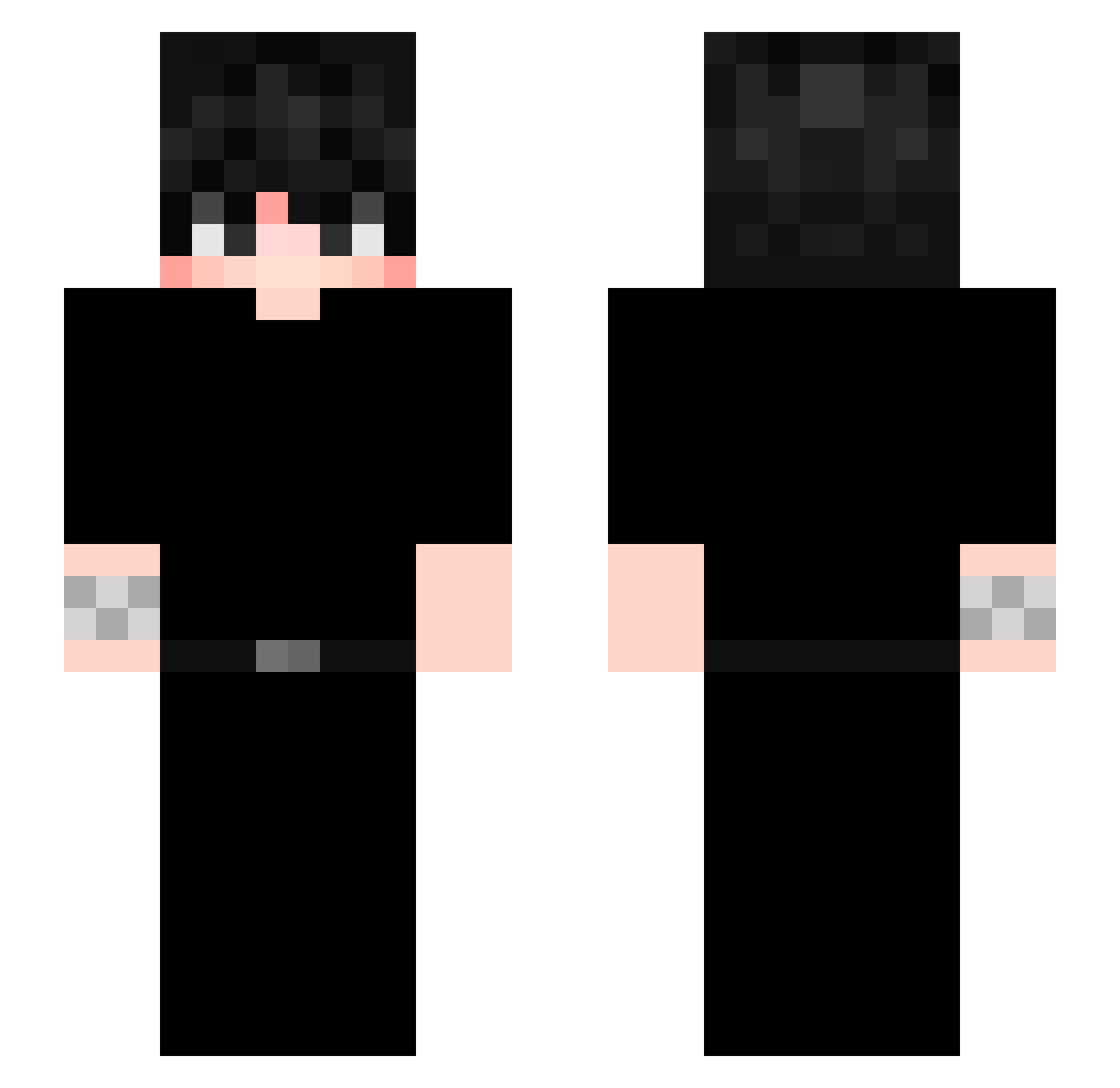 Luisofr_ Minecraft skin, front and back view