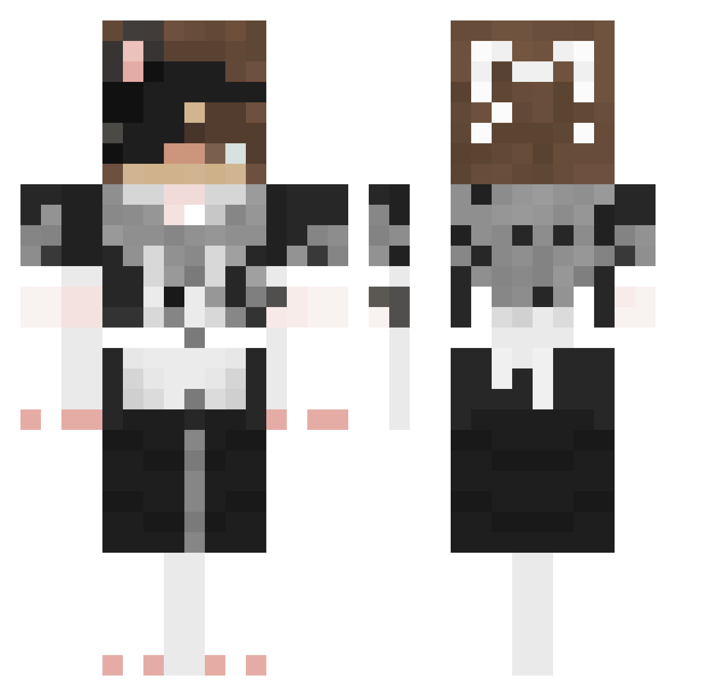stampybat09 Minecraft skin, front and back view