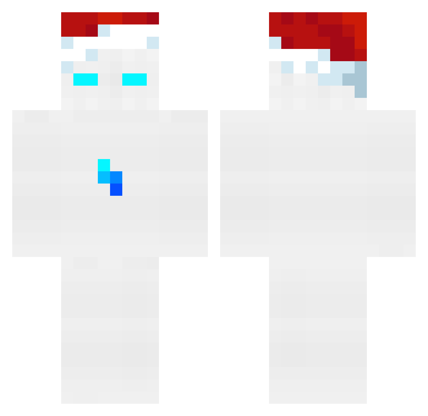 Alex_LL_ Minecraft skin, front and back view