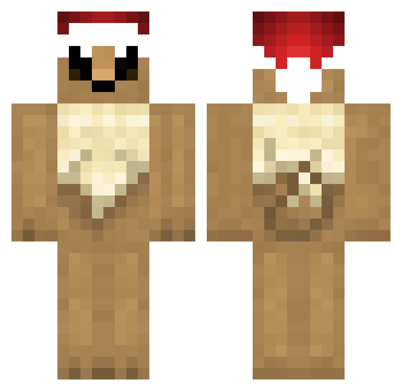 1Rino1 Minecraft skin, front and back view