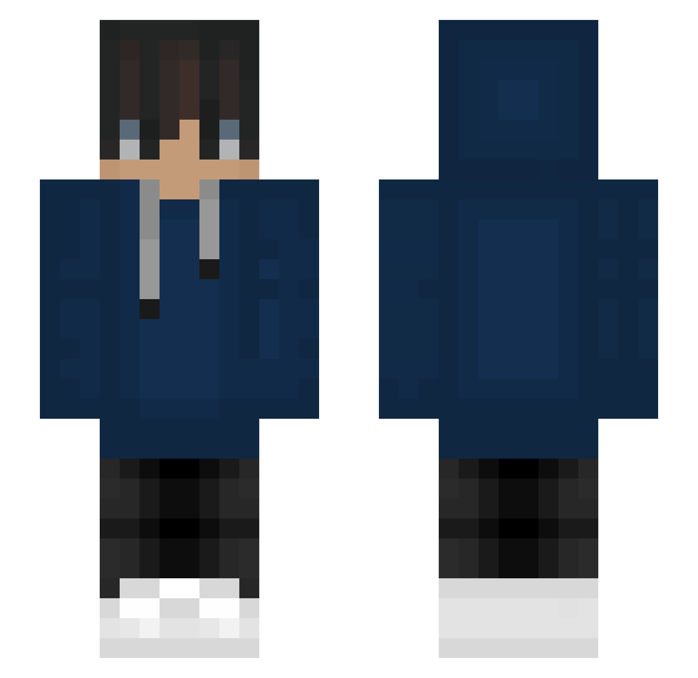 Rosss_co Minecraft skin, front and back view