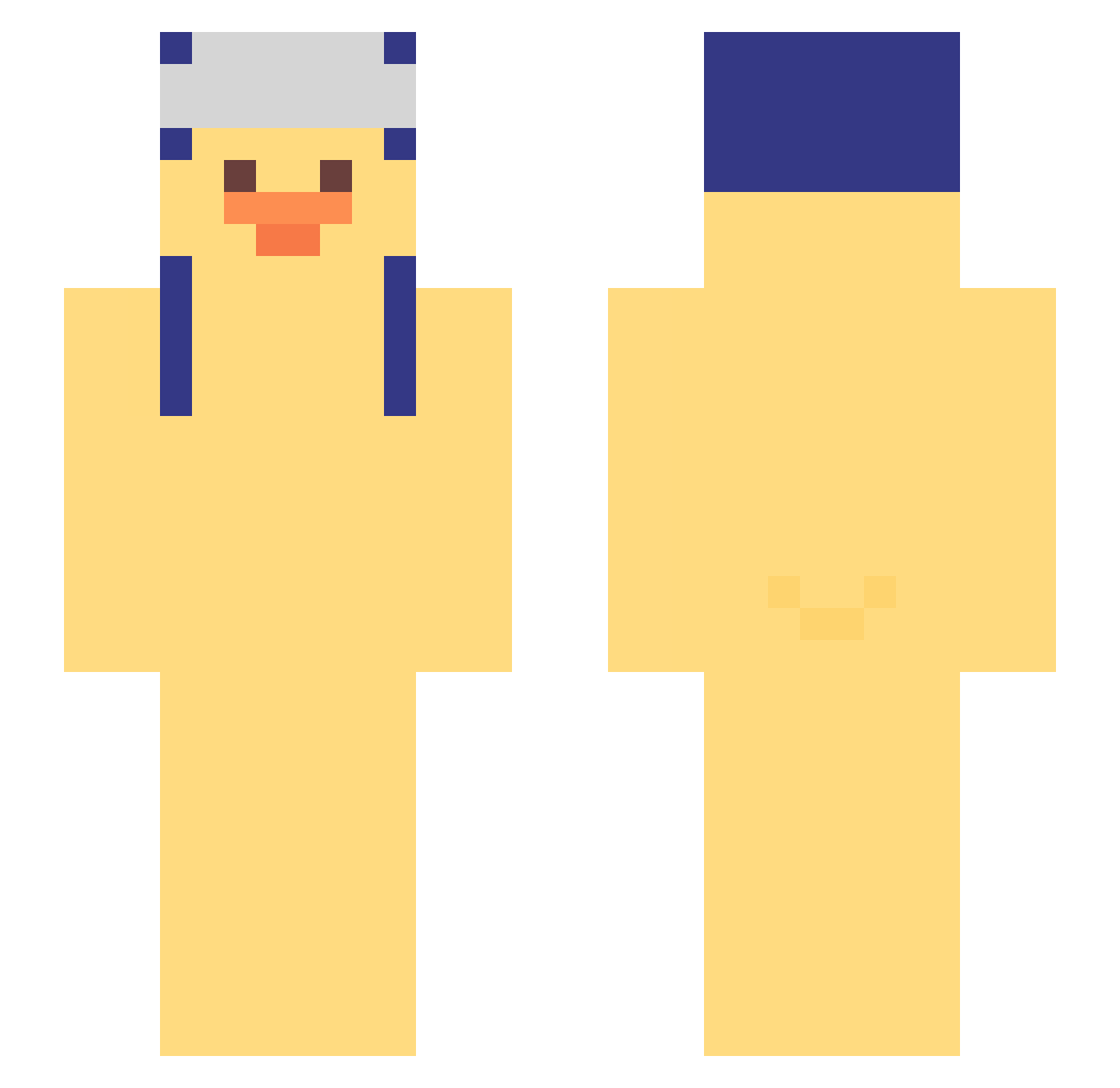SwirlyScroll911 Minecraft skin, front and back view