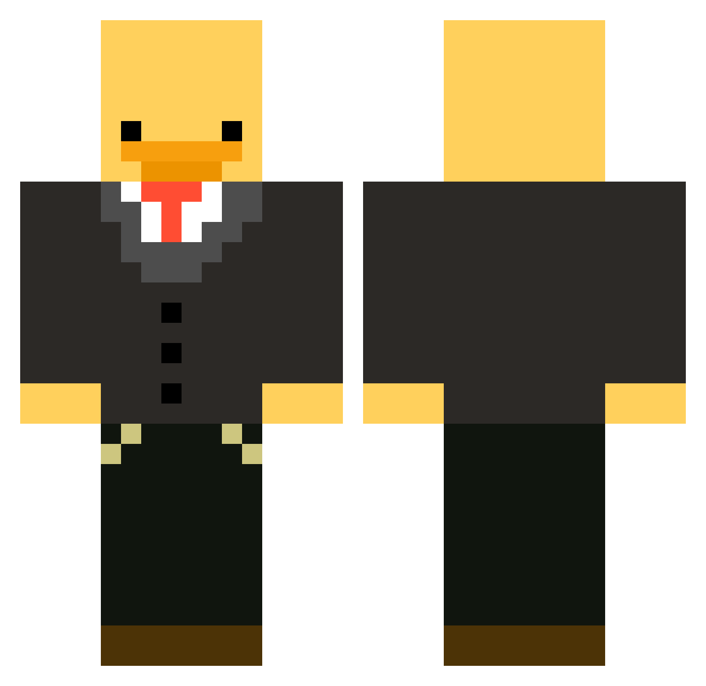 Special0Jenken Minecraft skin, front and back view