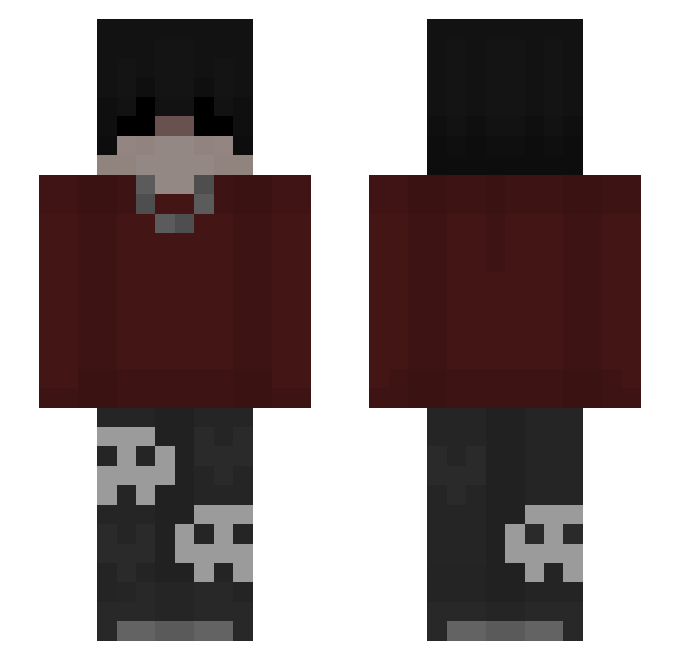 ConsularBrake56 Minecraft skin, front and back view