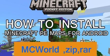 How to install new maps in Minecraft PE for Android