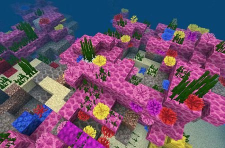 Huge Coral Biome At Spawn: 1231215285