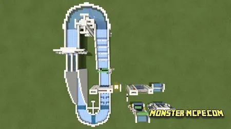 Redstone Boat Race (Minigame) map