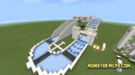 Redstone Boat Race (Minigame) map for Minecraft PE 1.6 