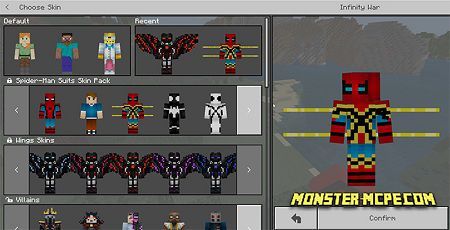 Spider-Man Suits Skin Pack | Skins for Minecraft PE