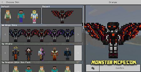 Ender Suits With Wings Skin Pack