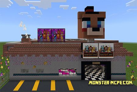 minecraft ps4 fnaf 2 map download