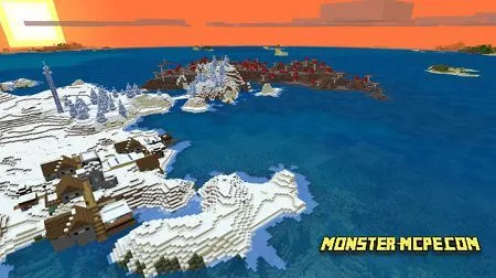 Survival Island, Mushroom, Ice Spikes & Village: 926620447