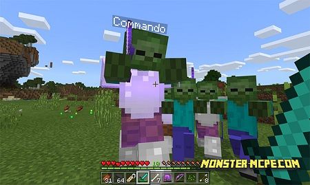 Zombie Commando Boss Add On Minecraft Pe Addons Mods