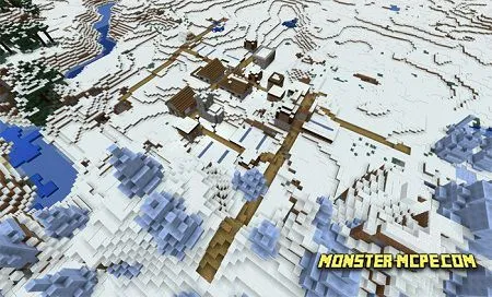 Ice Spike Biome, Stronghold Village & Igloo
