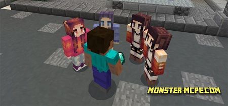 Girlfriends Addon 1 6 Minecraft Pe Addons Mod