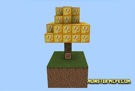 Minecraft But Trees Grow Lucky Block Data Pack 1.19.2, 1.19.1