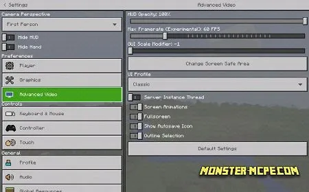 Addon More Settings v2