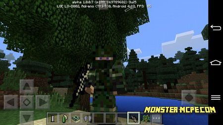 Aaron's Long Sword addon for Minecraft PE 1.7+