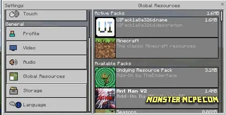 Pocket UI Resource Pack