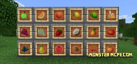 Fruit Piece Update Addon/Mods For Minecraft PE