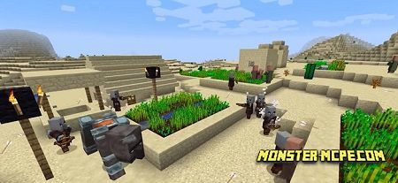 Download Minecraft PE 1.8.1 apk free: Village & Pillage