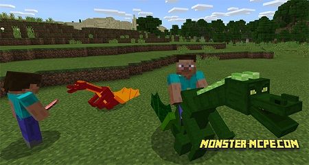 Dragon Mounts Addon Mods Minecraft Bedrock