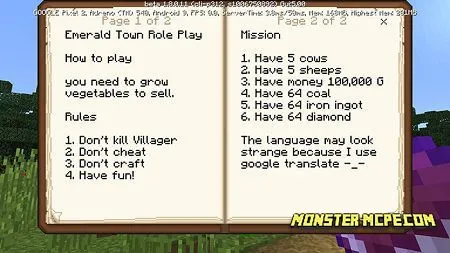 Emerald Town (Survival) (1.8+ Only)