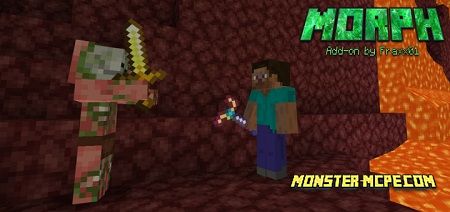 morphing mod for minecraft pe