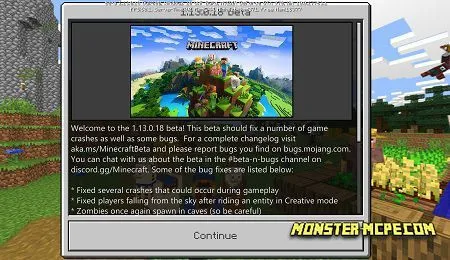 Download Minecraft 1.13.0.18 for Android