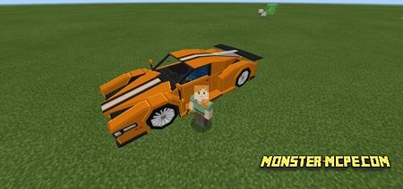 Minecraft Style SCG 300s Car Addon 1.14/1.13/1.12+