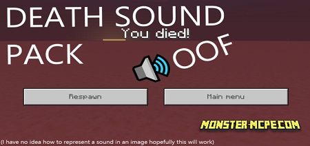 Change Death Sound to Sad Spongebob Sound Effect Minecraft Texture Pack