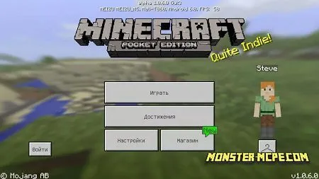 Minecraft PE 1.0.6 for Android