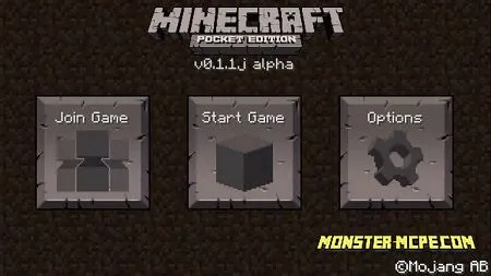 Minecraft PE 0.1.1, 0.1.2, 0.1.3 for Android