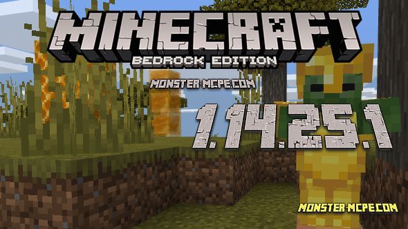 Download Minecraft 1 14 25 1 For Android Minecraft Bedrock 1 14 25 1