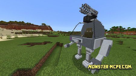 Minecraft PE Mechs and Jetpacks Mod