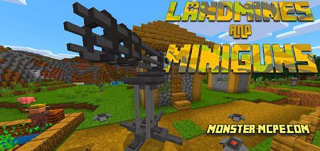 Rocket Lanchers, Landmines and Miniguns! Add-on 1.14+