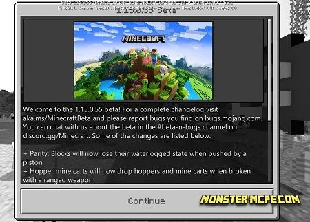 Minecraft 1.15.0.55 for Android