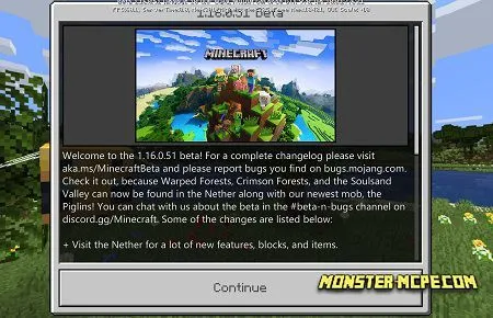 Minecraft 1.16.0.51 for Android