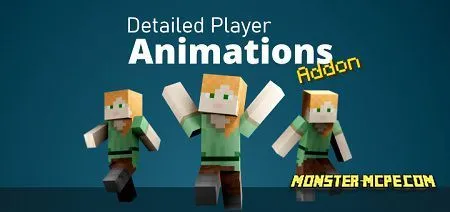 Detailed Player Animations Add-on 1.16/1.15+