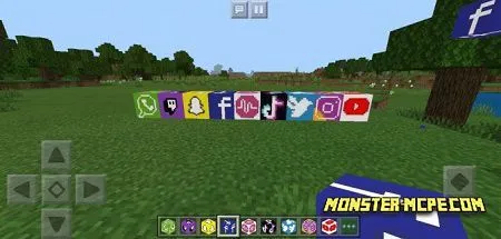 Social Network Blocks Add-on 1.16/1.15+