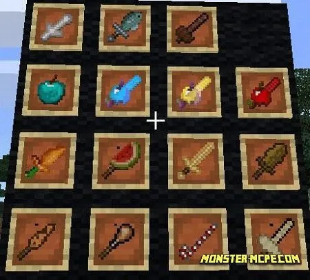 Eatable Swords Add-on 1.16+