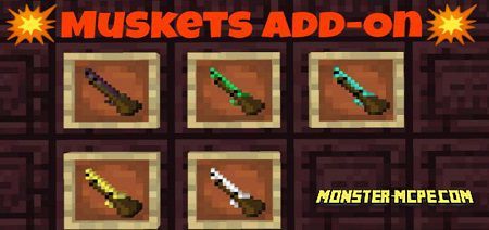 Muskets Add-on 1.16/1.15+