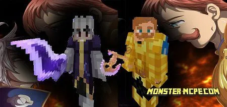 Golden Armor Escanor & Sacred Treasure Rhitta Add-on 1.16/1.15+