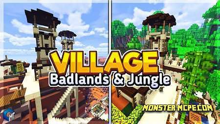 Village Badlands & Jungle Map