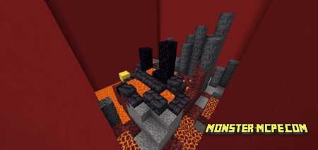 Find The Button Nether Map Maps For Minecraft Bedrock